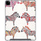 Cat Coq Rainbow Zebras iPad Pro 12.9in (2020) Clear Case